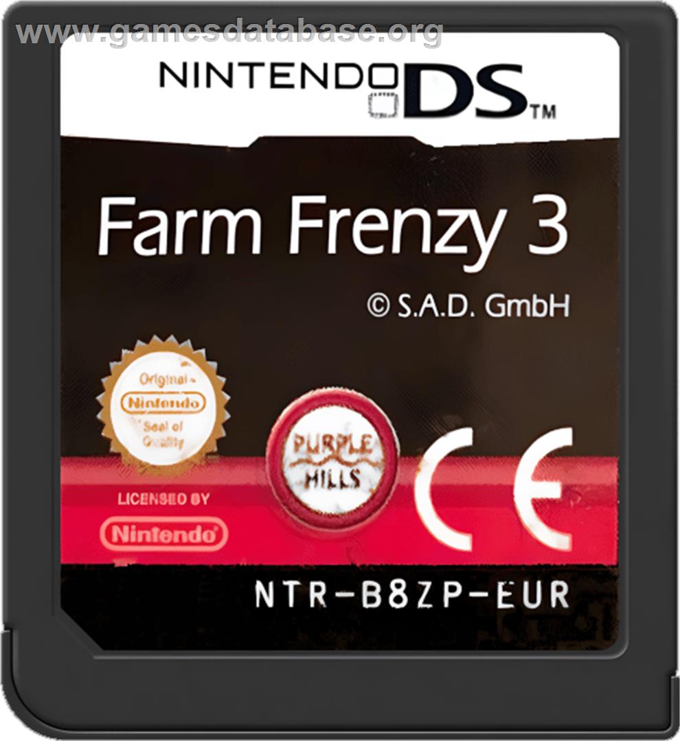 Farm Frenzy 3 - Nintendo DS - Artwork - Cartridge