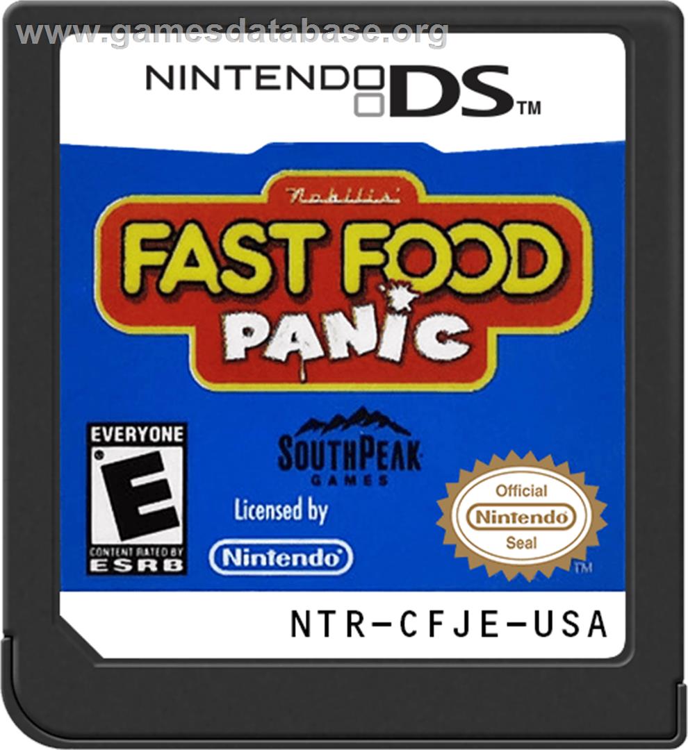 Fast Food Panic - Nintendo DS - Artwork - Cartridge