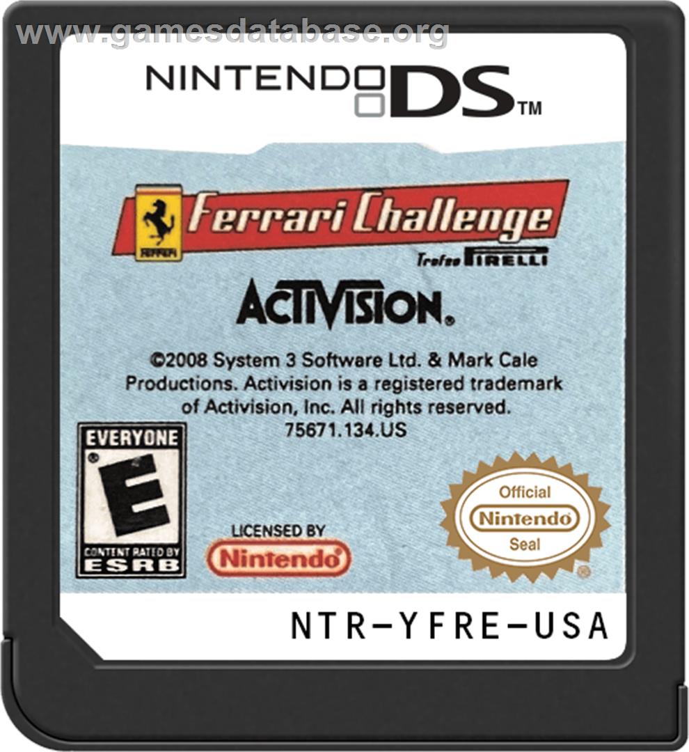 Ferrari Challenge - Trofeo Pirelli - Nintendo DS - Artwork - Cartridge