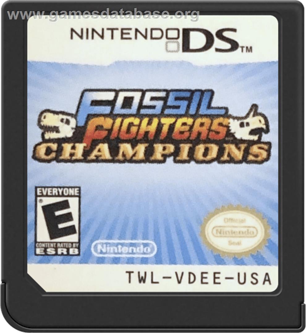 Fossil Fighters - Champions - Nintendo DS - Artwork - Cartridge