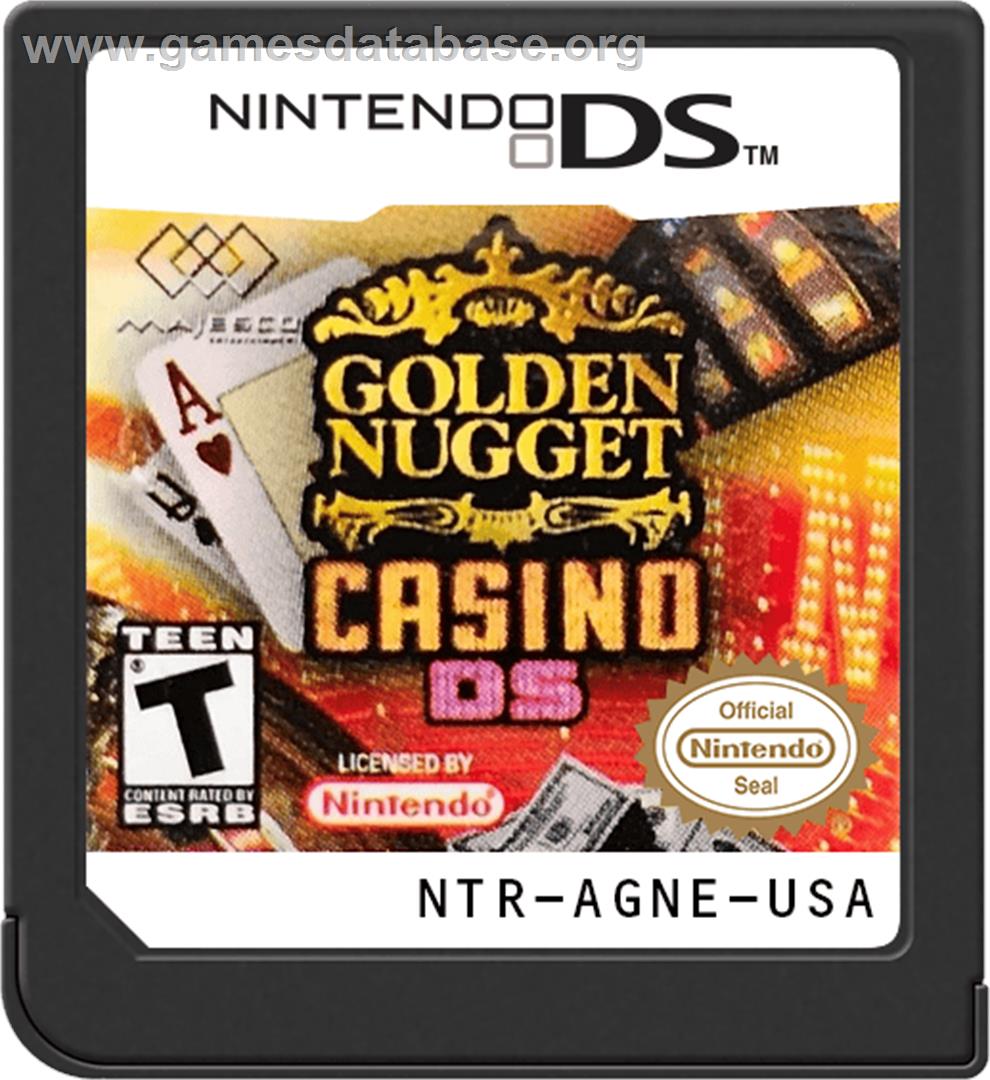 Golden Nugget Casino Ds - Nintendo DS - Artwork - Cartridge