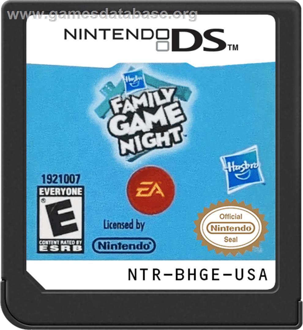 Hasbro - Best Of Des Jeux En Famille - Nintendo DS - Artwork - Cartridge