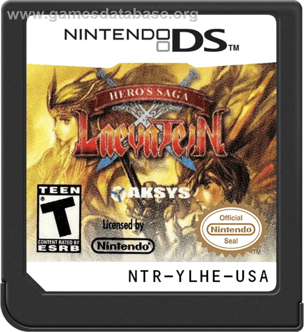 Hero's Saga Laevatein Tactics - Nintendo DS - Artwork - Cartridge