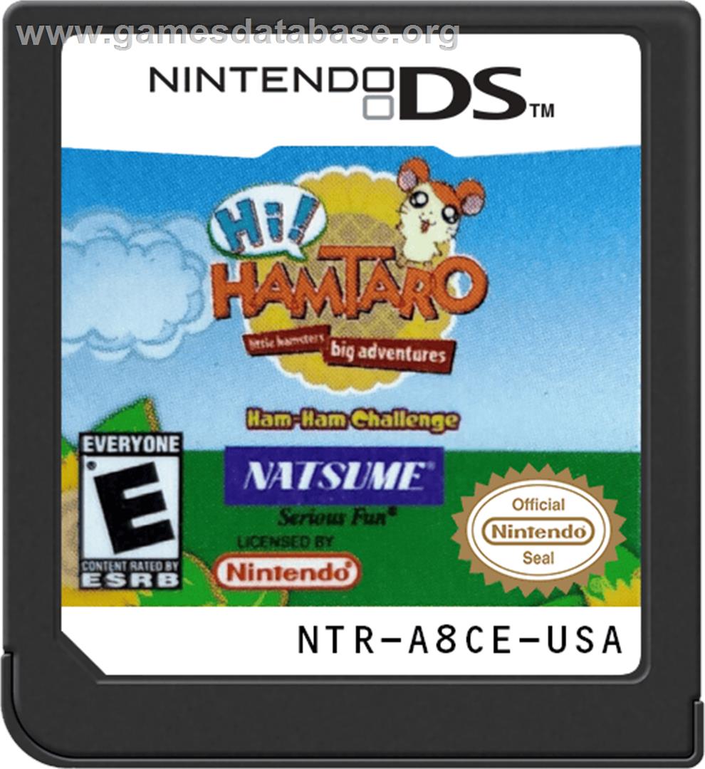 Hi! Hamtaro - Ham-ham Challenge - Nintendo DS - Artwork - Cartridge