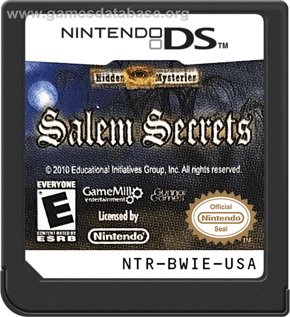 Hidden Mysteries - Salem Witches - Nintendo DS - Artwork - Cartridge