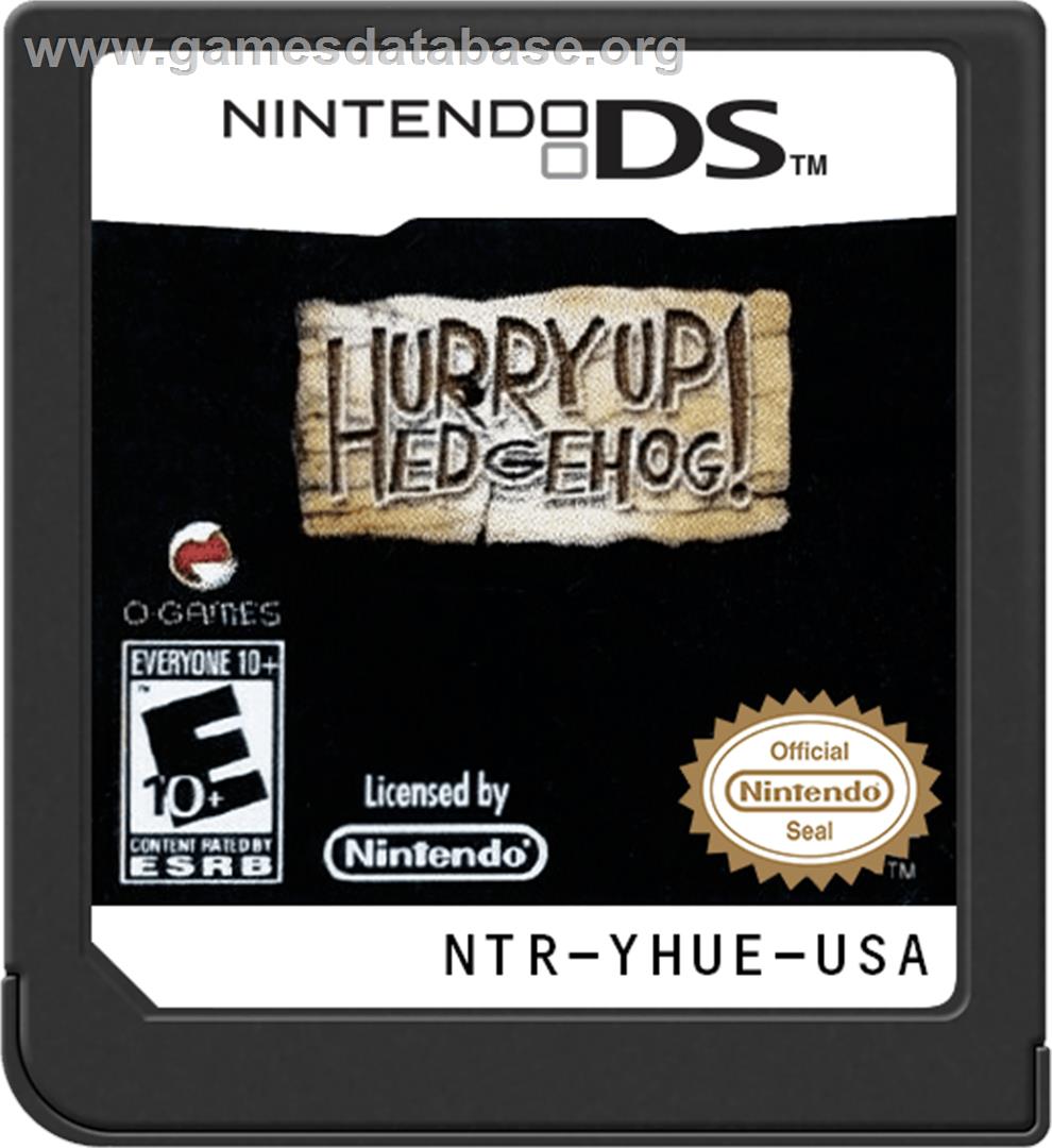 Hurry Up Hedgehog! - Nintendo DS - Artwork - Cartridge