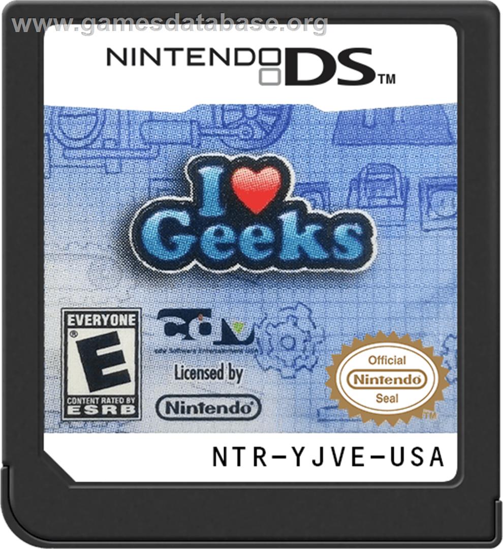 I Heart Geeks ! - Nintendo DS - Artwork - Cartridge