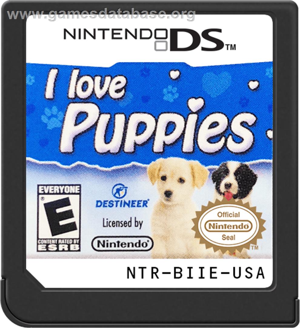 I Love Puppies - Nintendo DS - Artwork - Cartridge