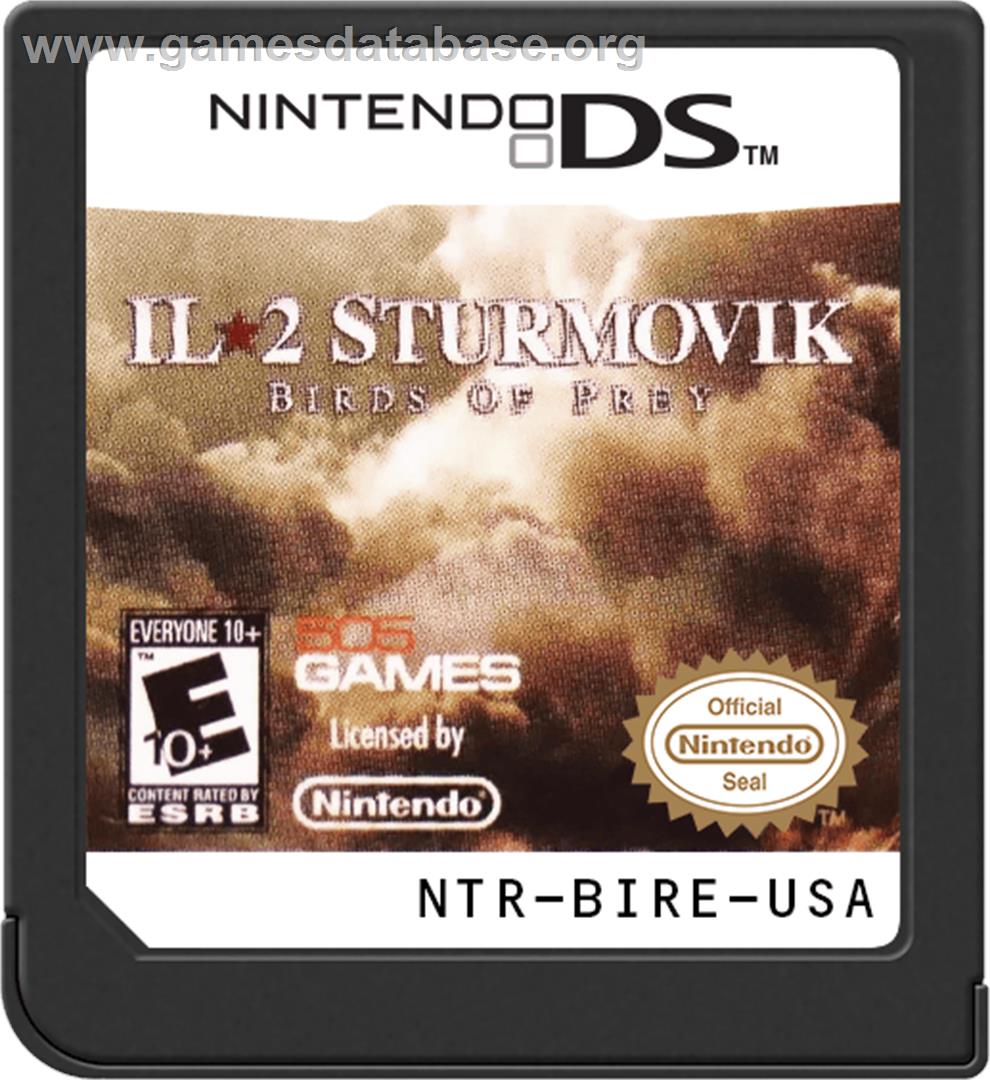 Il-2 Sturmovik - Birds Of Prey - Nintendo DS - Artwork - Cartridge