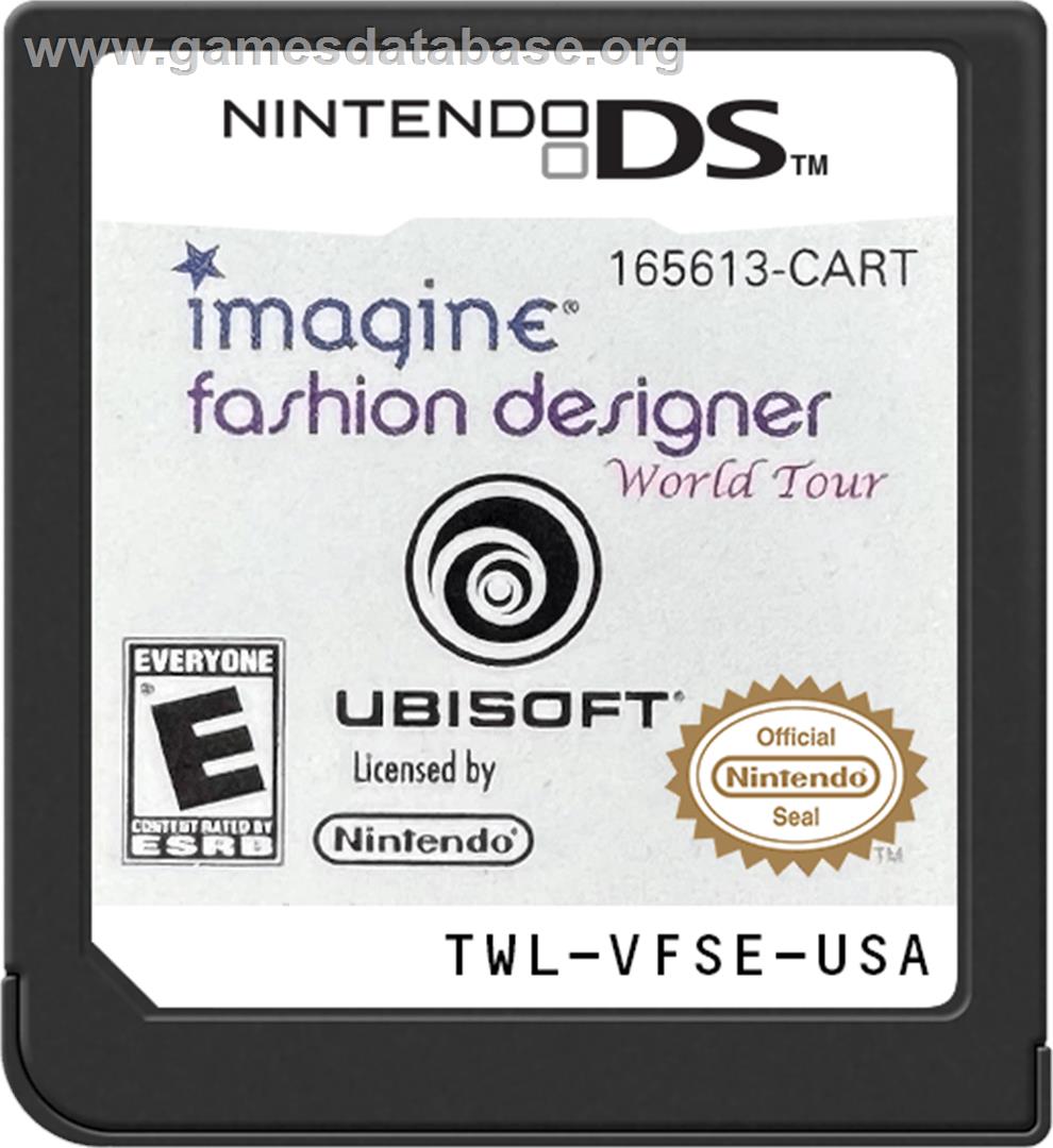 Imagine Fashion Designer World Tour - Nintendo DS - Artwork - Cartridge