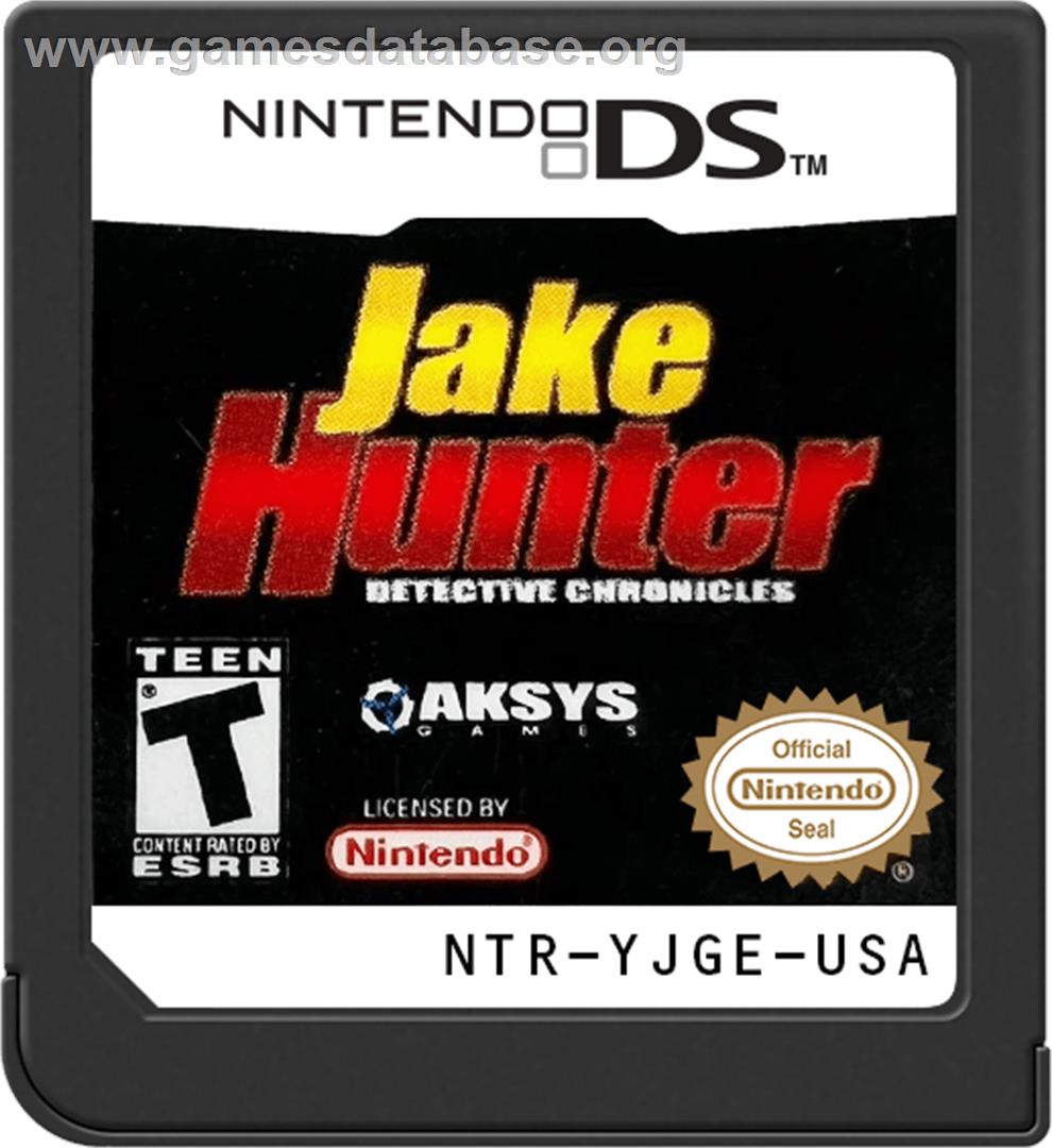 Jake Hunter - Detective Chronicles - Nintendo DS - Artwork - Cartridge