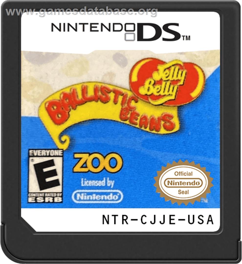 Jelly Belly - Ballistic Beans - Nintendo DS - Artwork - Cartridge