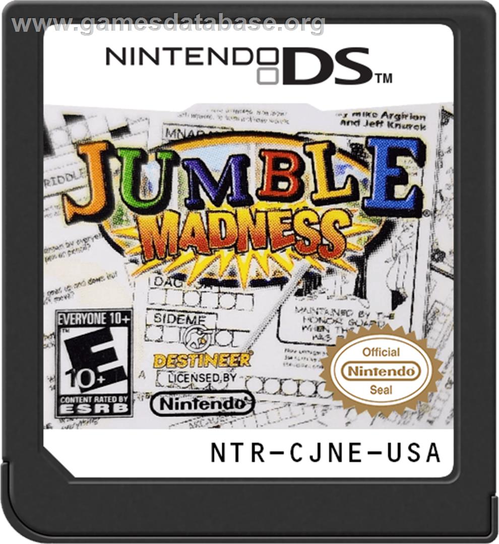 Jumble Madness - Nintendo DS - Artwork - Cartridge