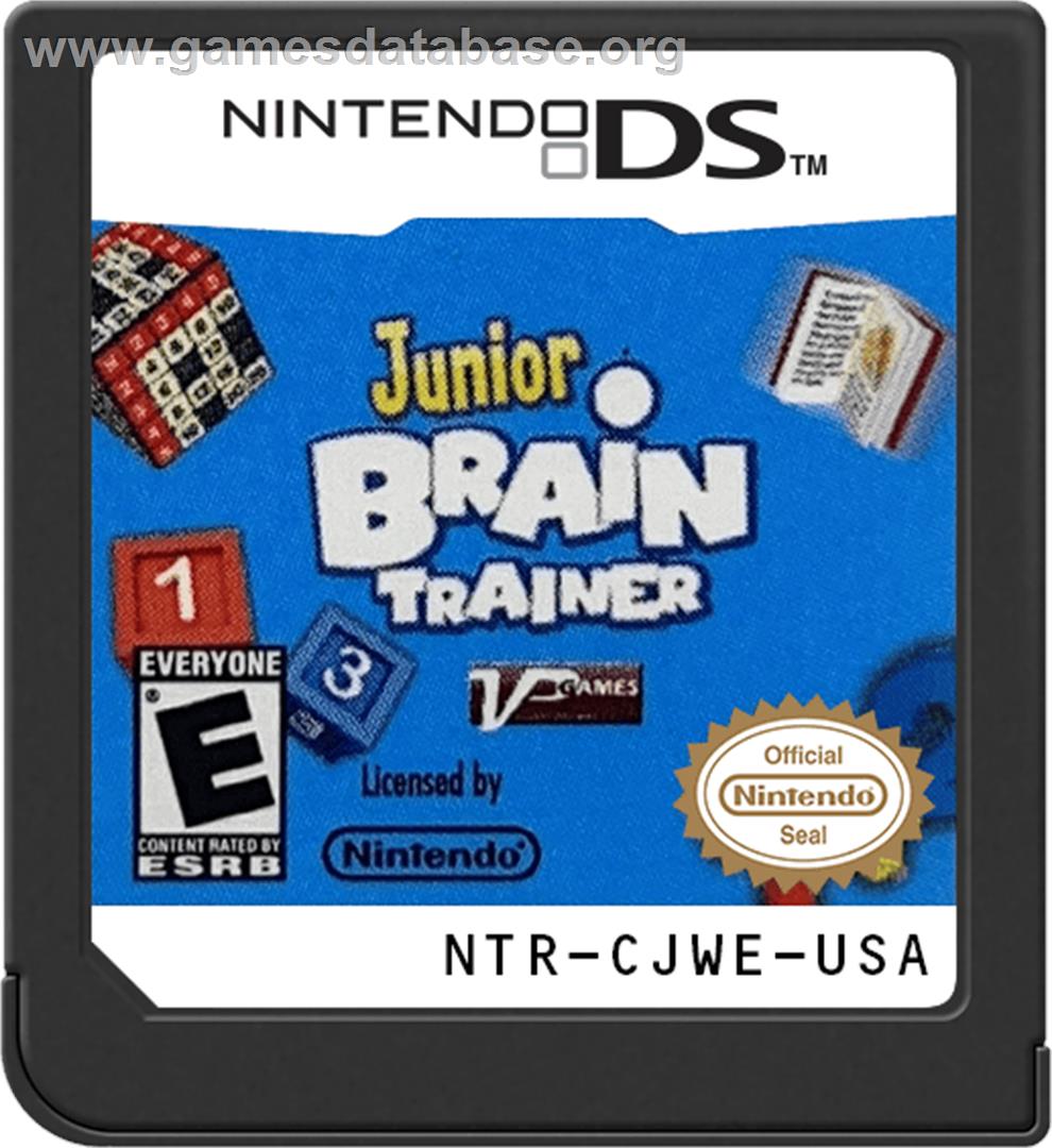 Junior Brain Trainer - Nintendo DS - Artwork - Cartridge