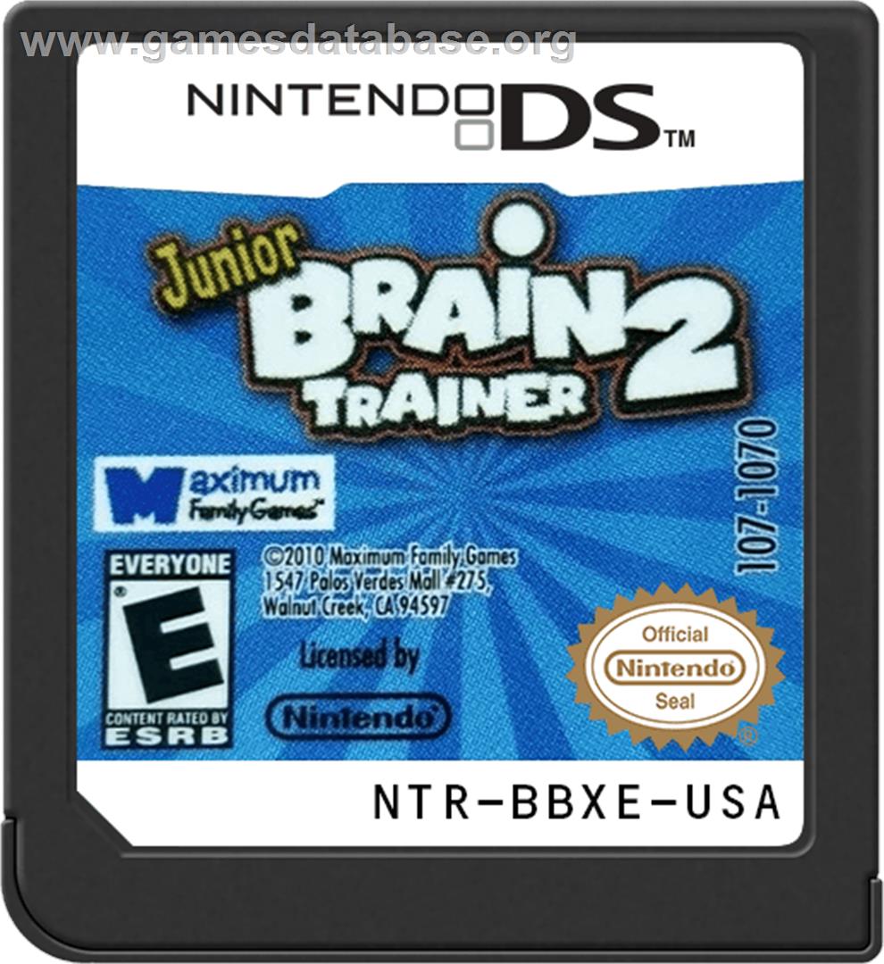Junior Brain Trainer 2 - Nintendo DS - Artwork - Cartridge