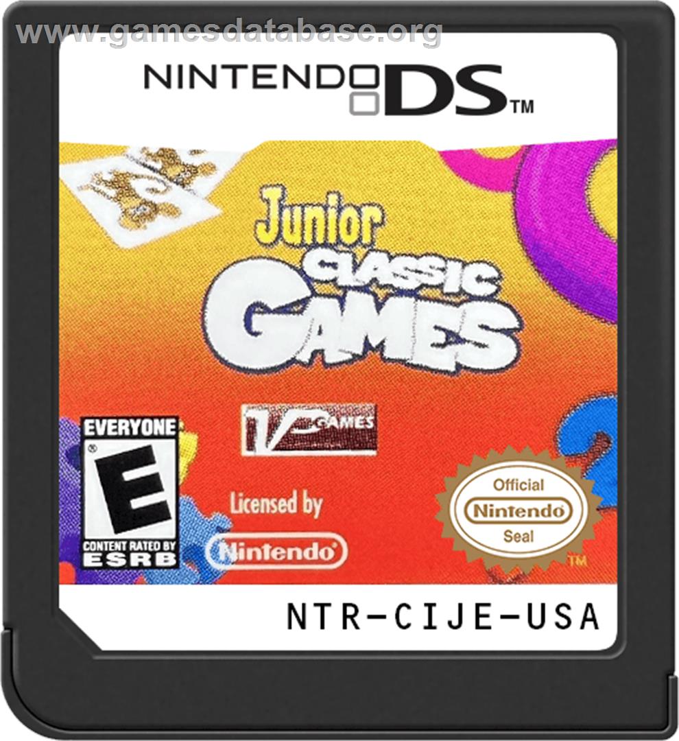 Junior Classic Games - Nintendo DS - Artwork - Cartridge