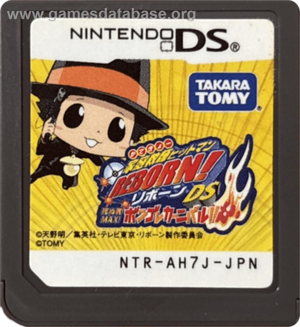 Katekyoo Hitman Reborn! Ds - Shinuki Max! Vongola Carnival!! - Nintendo DS - Artwork - Cartridge