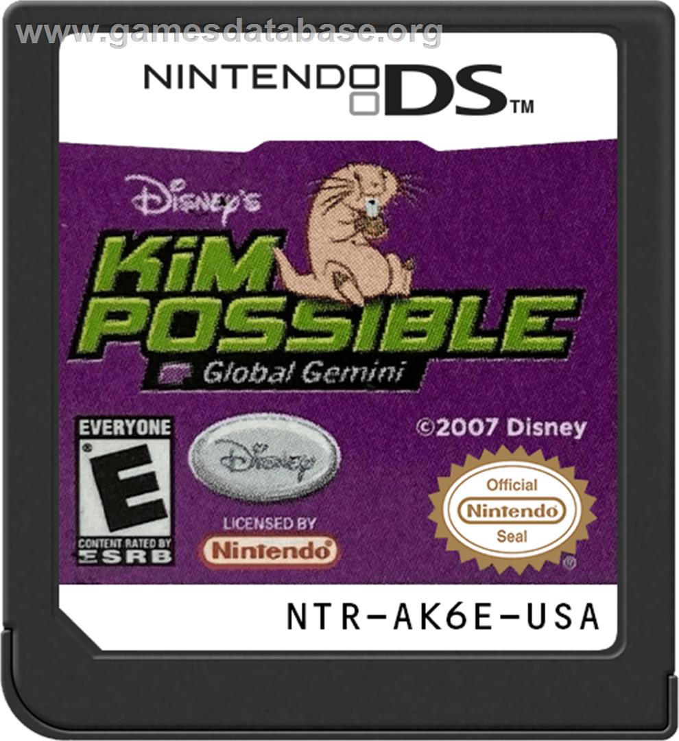 Kim Possible - Global Gemini - Nintendo DS - Artwork - Cartridge