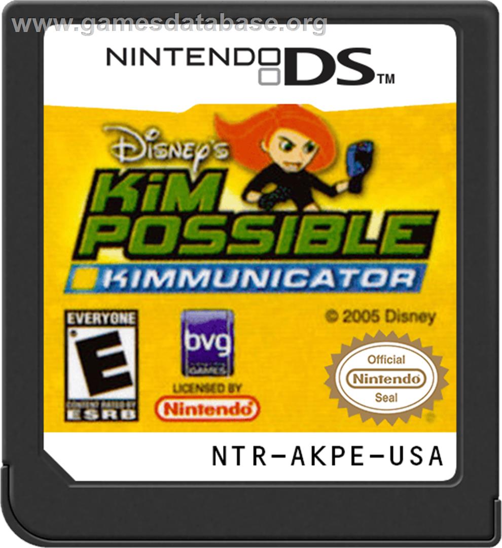 Kim Possible - Kimmunicator - Nintendo DS - Artwork - Cartridge