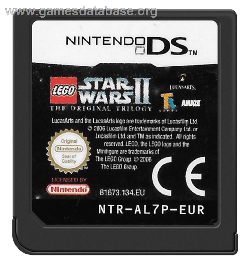 LEGO Star Wars 2: The Original Trilogy - Nintendo DS - Artwork - Cartridge