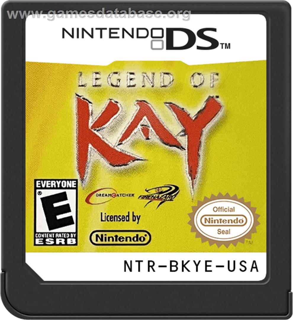 Legend Of Kay - Nintendo DS - Artwork - Cartridge