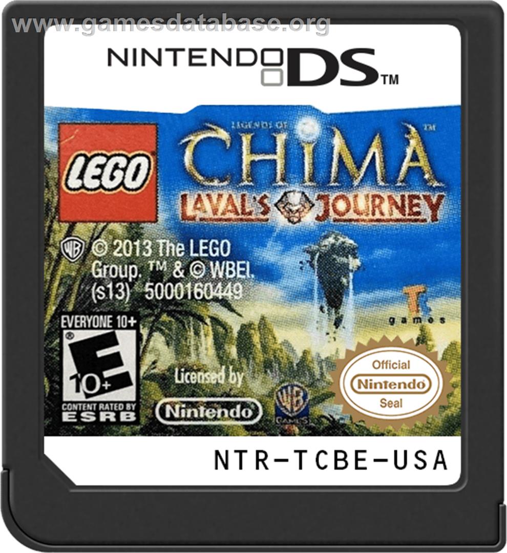 Lego Legends Of Chima - Le Voyage De Laval - Nintendo DS - Artwork - Cartridge