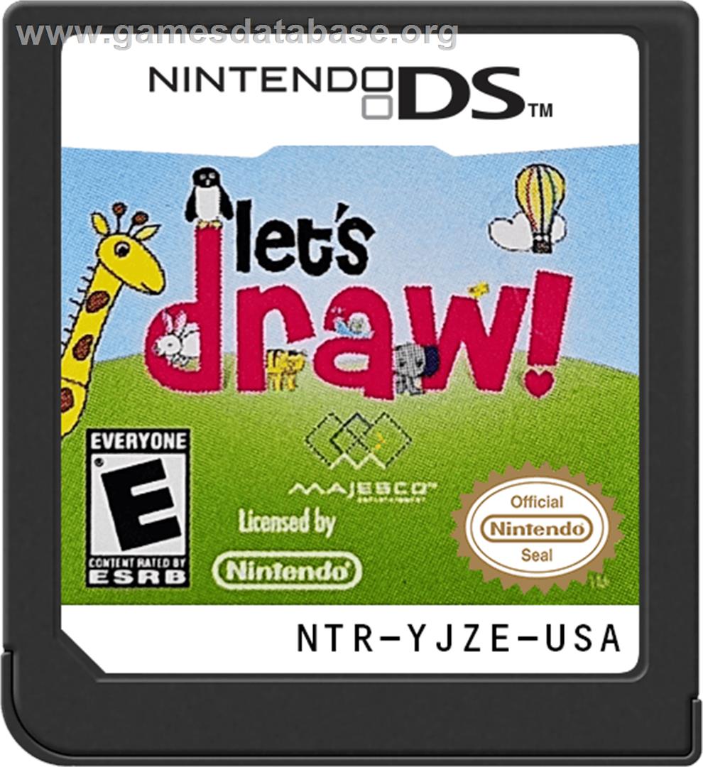 Let's Draw - Nintendo DS - Artwork - Cartridge