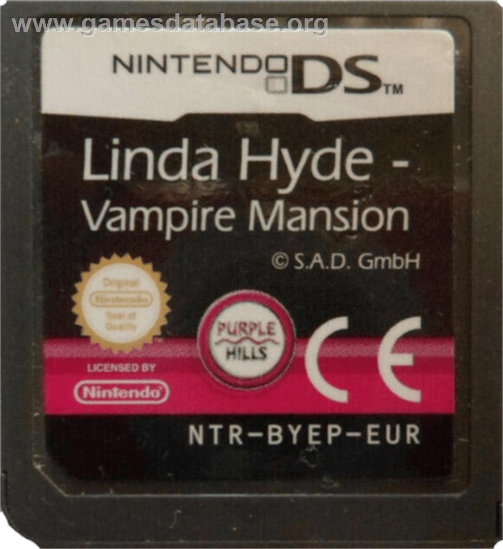 Linda Hyde - Vampire Mansion - Nintendo DS - Artwork - Cartridge