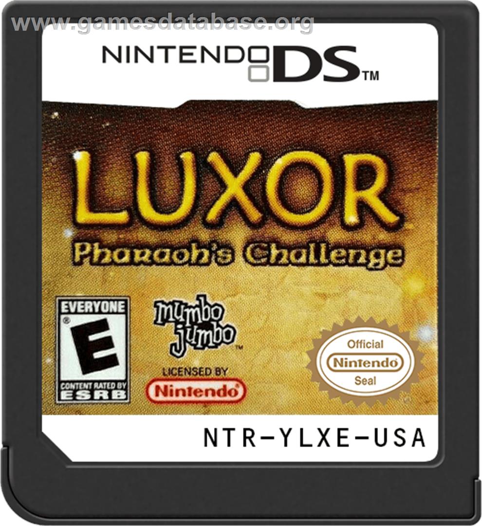 Luxor Pharaoh's Challenge - Nintendo DS - Artwork - Cartridge