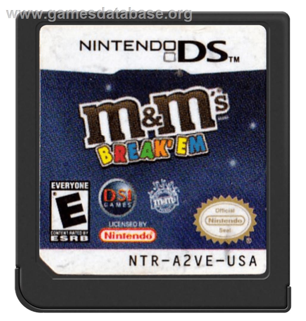 M&M's Break' Em - Nintendo DS - Artwork - Cartridge