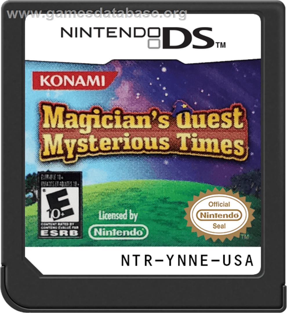 Magician's Quest - Mysterious Times - Nintendo DS - Artwork - Cartridge
