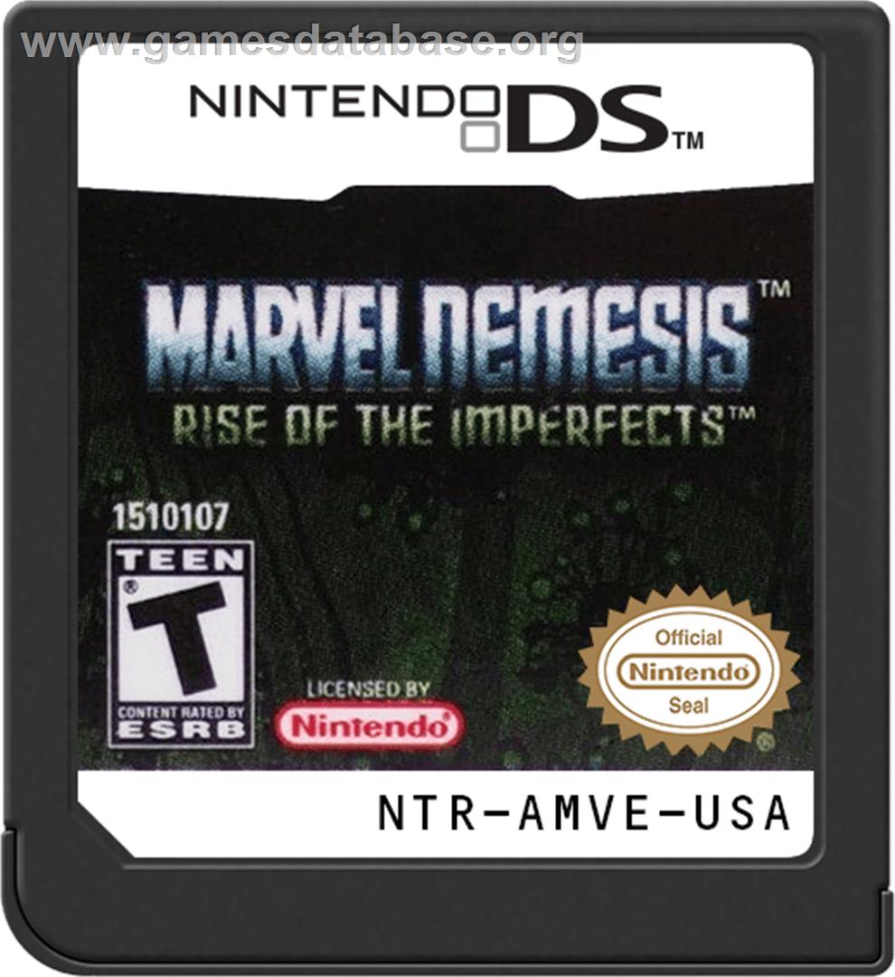 Marvel Nemesis - Rise Of The Imperfects - Nintendo DS - Artwork - Cartridge