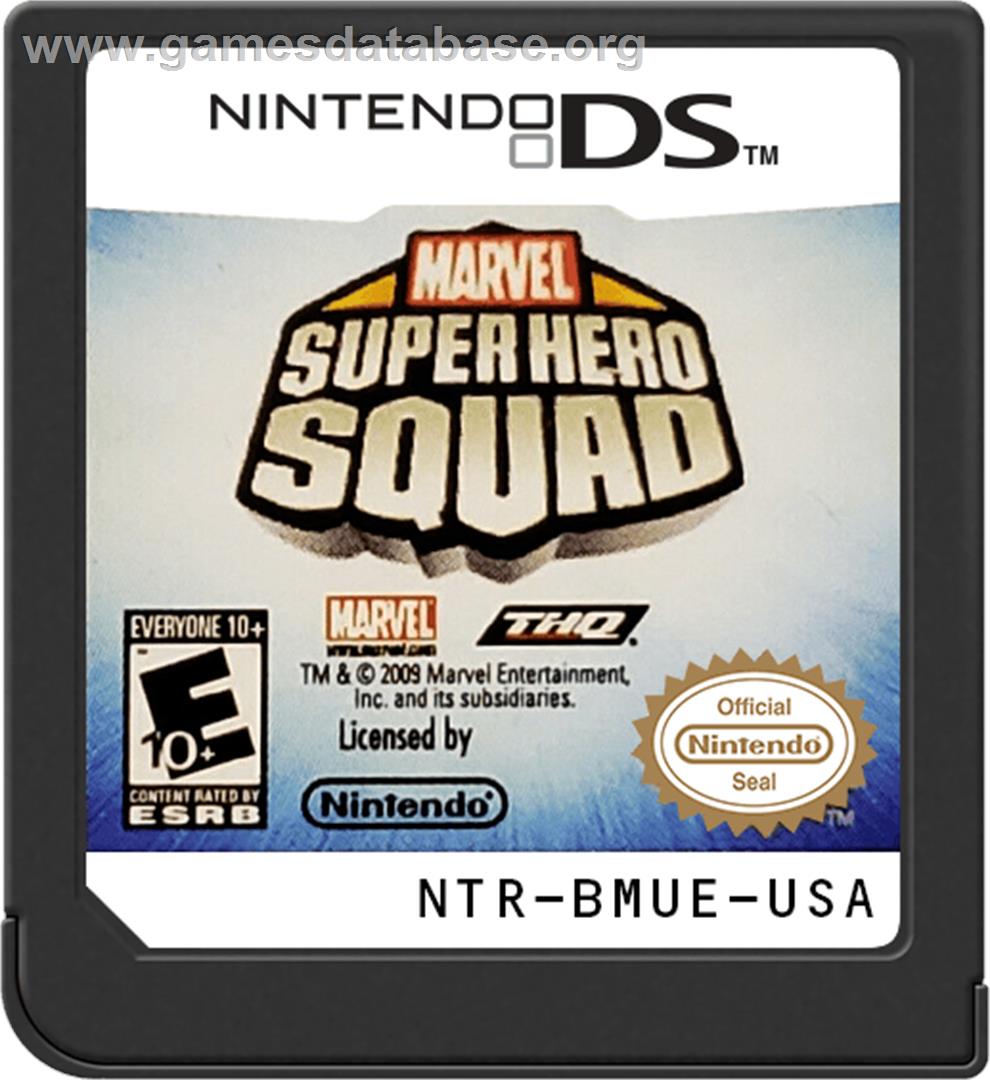 Marvel Super Hero Squad - Nintendo DS - Artwork - Cartridge