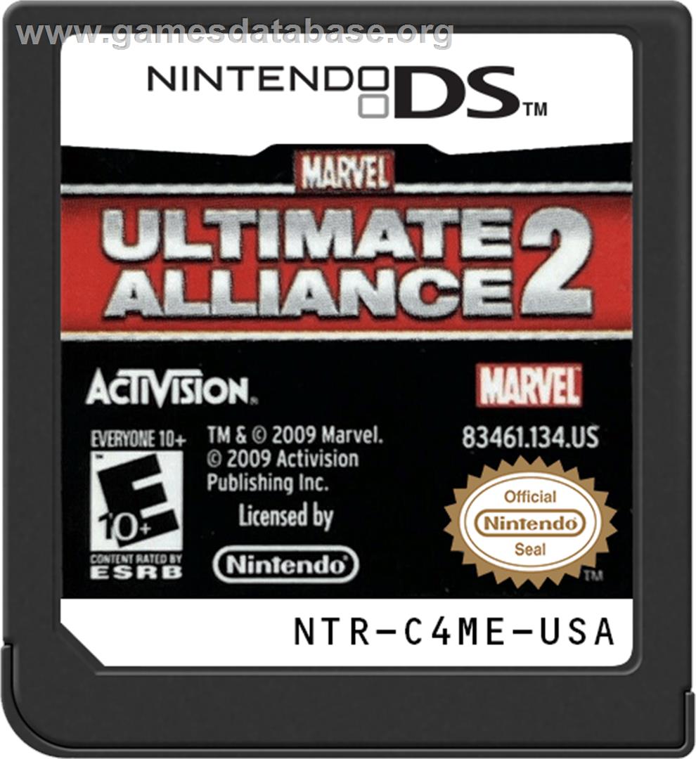 Marvel Ultimate Alliance 2 - Nintendo DS - Artwork - Cartridge
