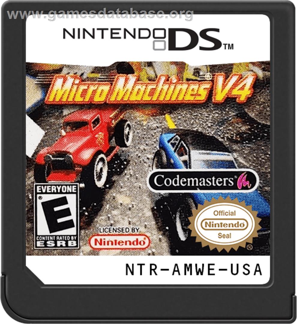 Micro Machines V4 - Nintendo DS - Artwork - Cartridge