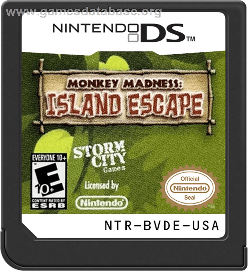 Monkey Madness - Island Escape - Nintendo DS - Artwork - Cartridge