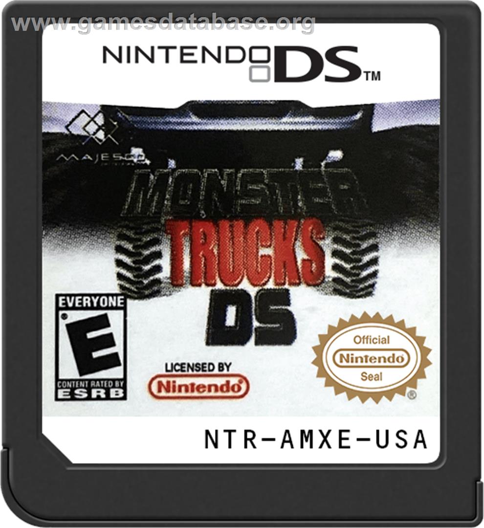 Monster Trucks Ds - Nintendo DS - Artwork - Cartridge