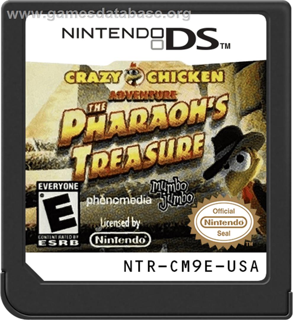 Moorhuhn Adventure - The Pharaoh's Treasure - Nintendo DS - Artwork - Cartridge
