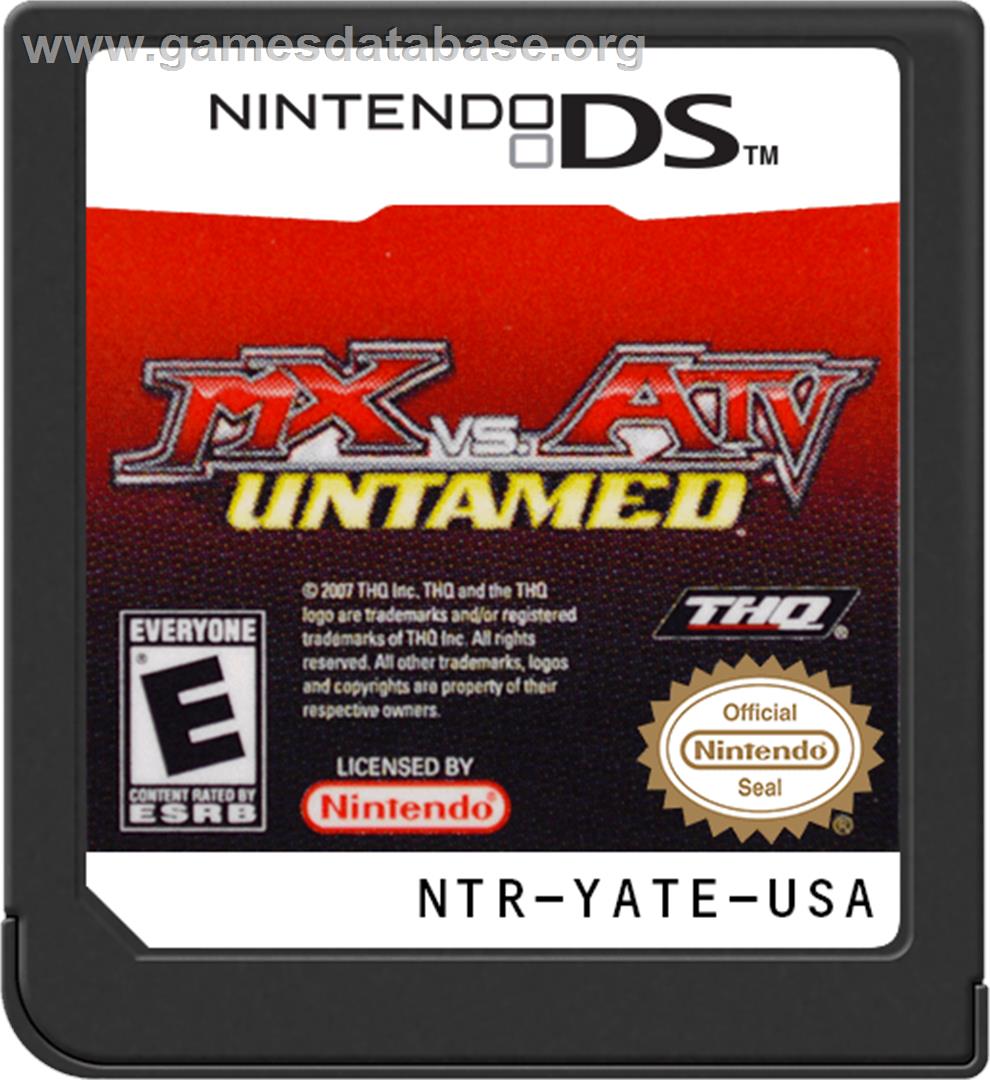 Mx Vs. Atv Untamed - Nintendo DS - Artwork - Cartridge