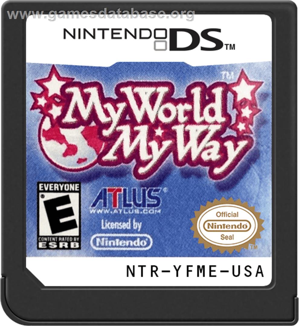 My World, My Way - Nintendo DS - Artwork - Cartridge