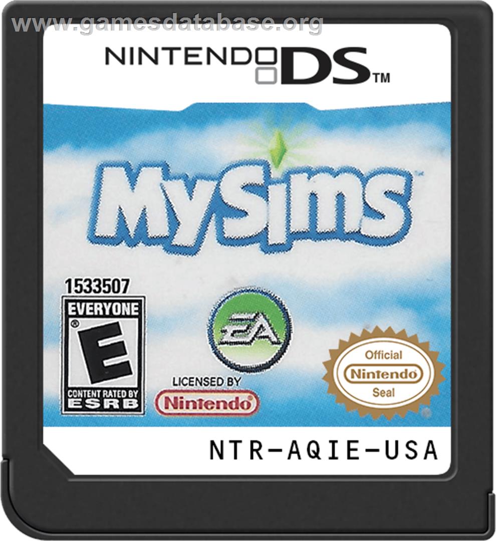 Mysims - Nintendo DS - Artwork - Cartridge