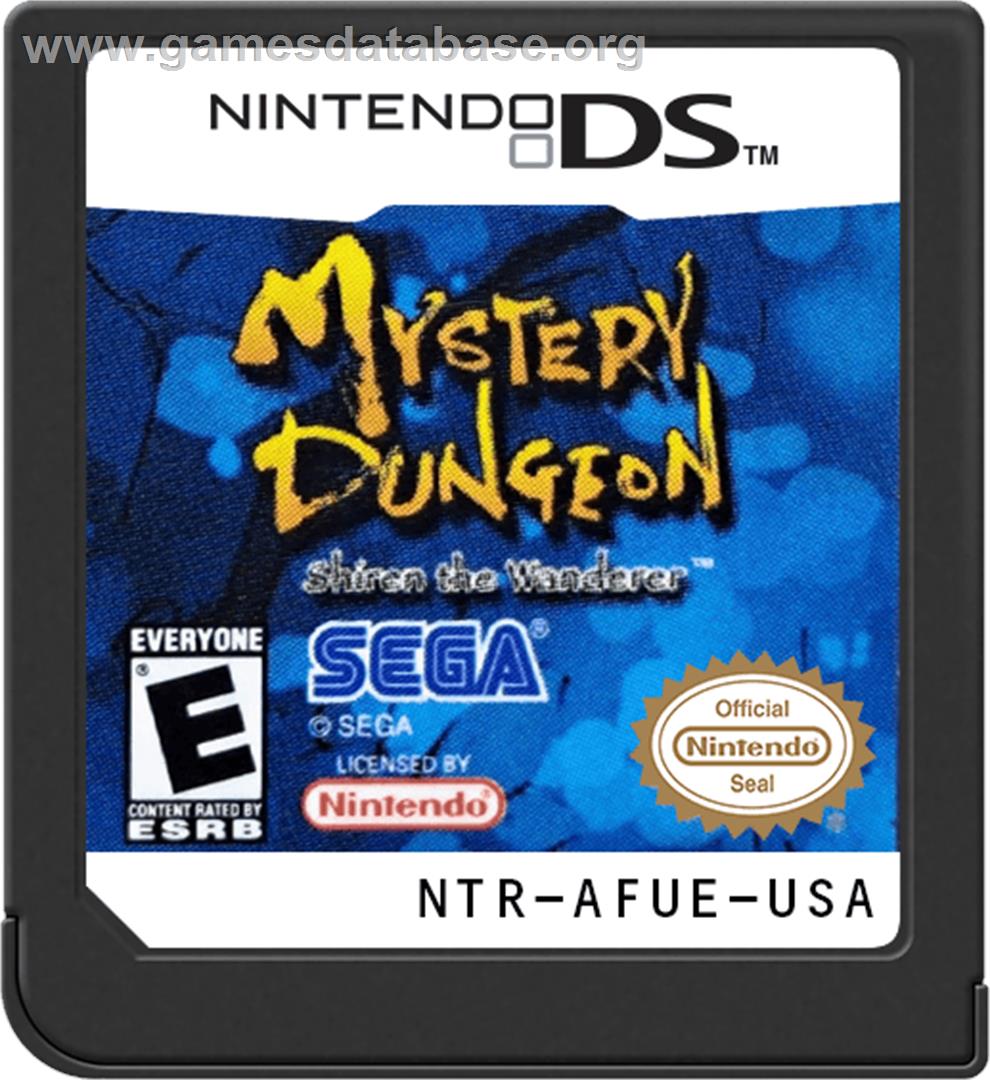 Mystery Dungeon - Shiren The Wanderer - Nintendo DS - Artwork - Cartridge
