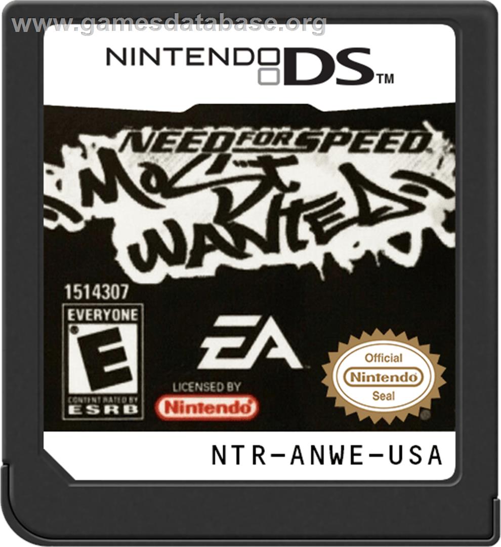 Need For Speed - Most Wanted - Nintendo DS - Artwork - Cartridge
