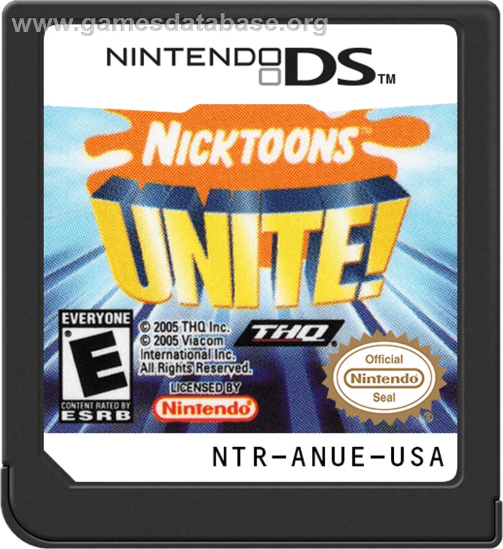 Nickelodeon Spongebob Squarepants And Friends Unite! - Nintendo DS - Artwork - Cartridge