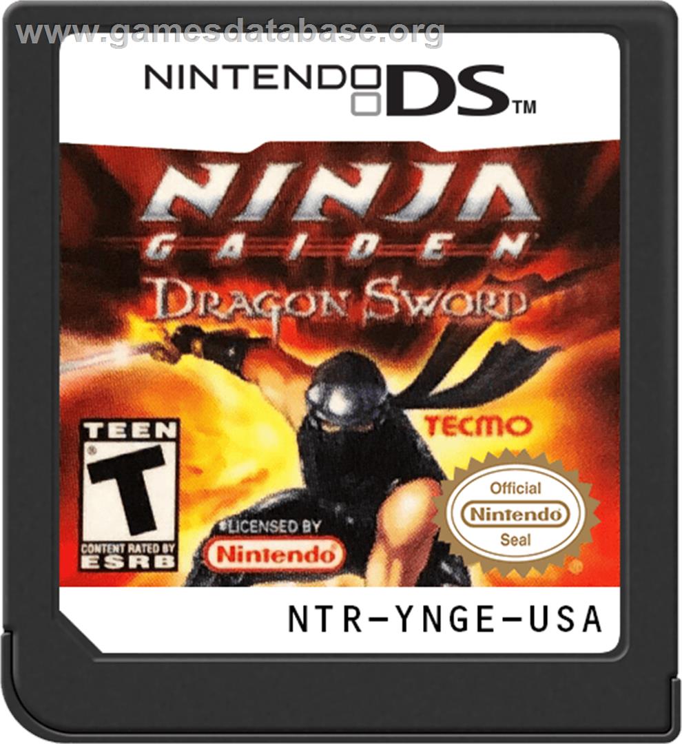 Ninja Gaiden Dragon Sword - Nintendo DS - Artwork - Cartridge