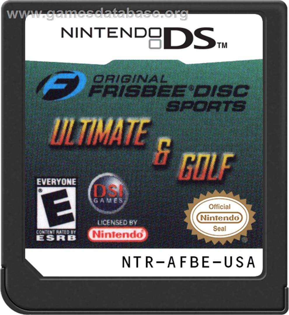 Original Frisbee Disc Sports - Ultimate And Golf - Nintendo DS - Artwork - Cartridge
