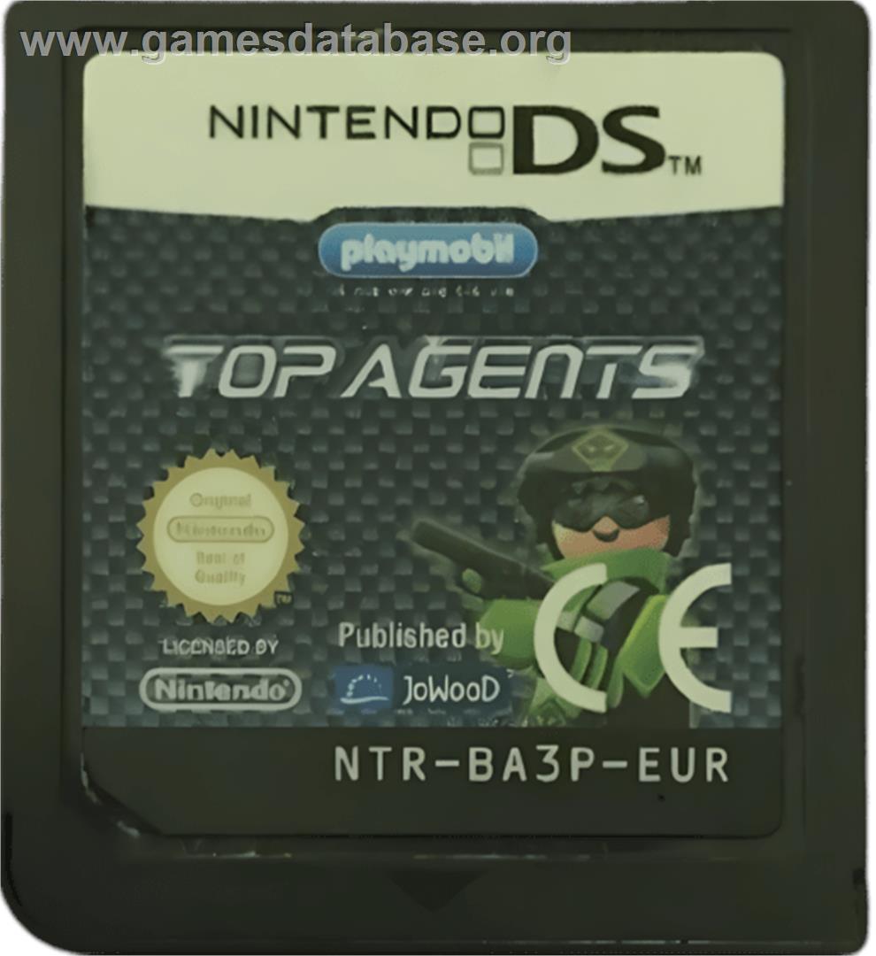 Playmobil - Top Agents - Nintendo DS - Artwork - Cartridge
