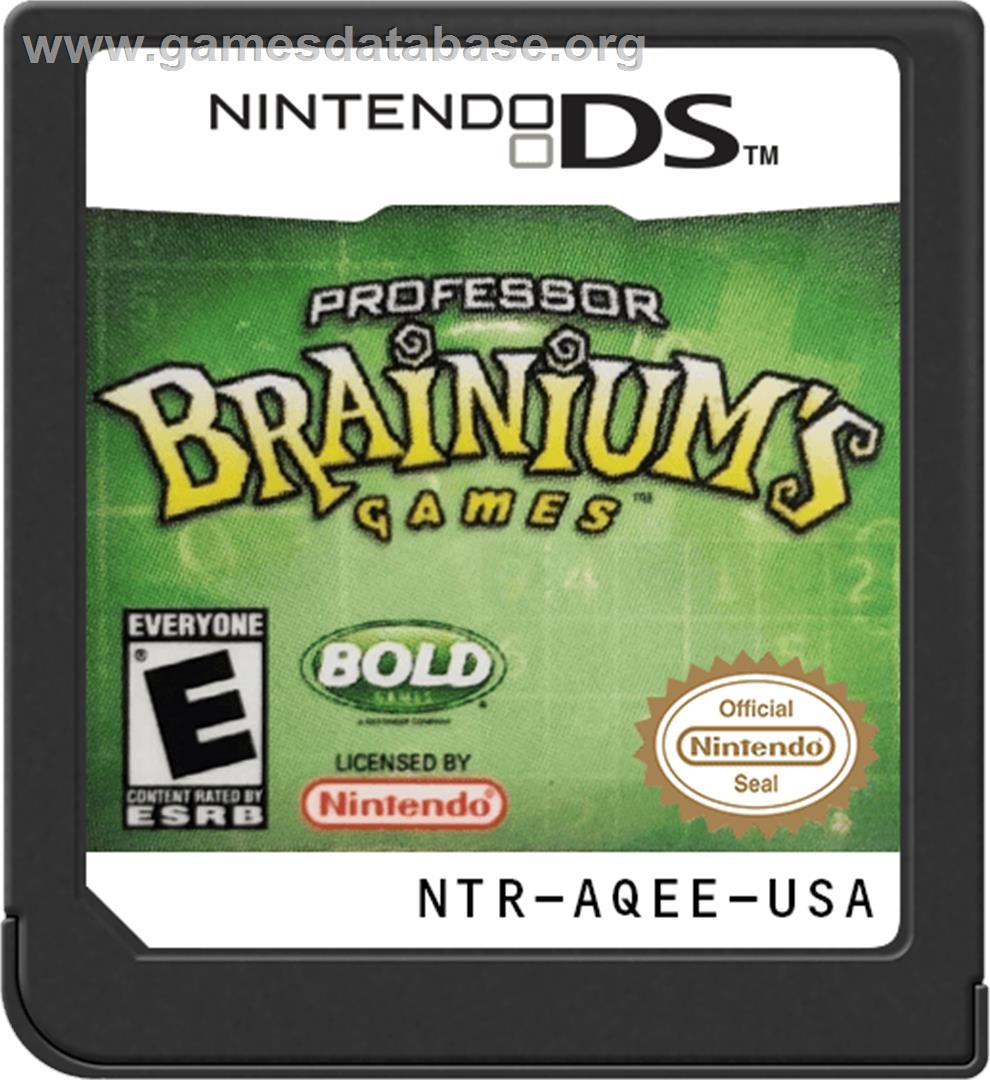 Professor Brainium's Games - Nintendo DS - Artwork - Cartridge