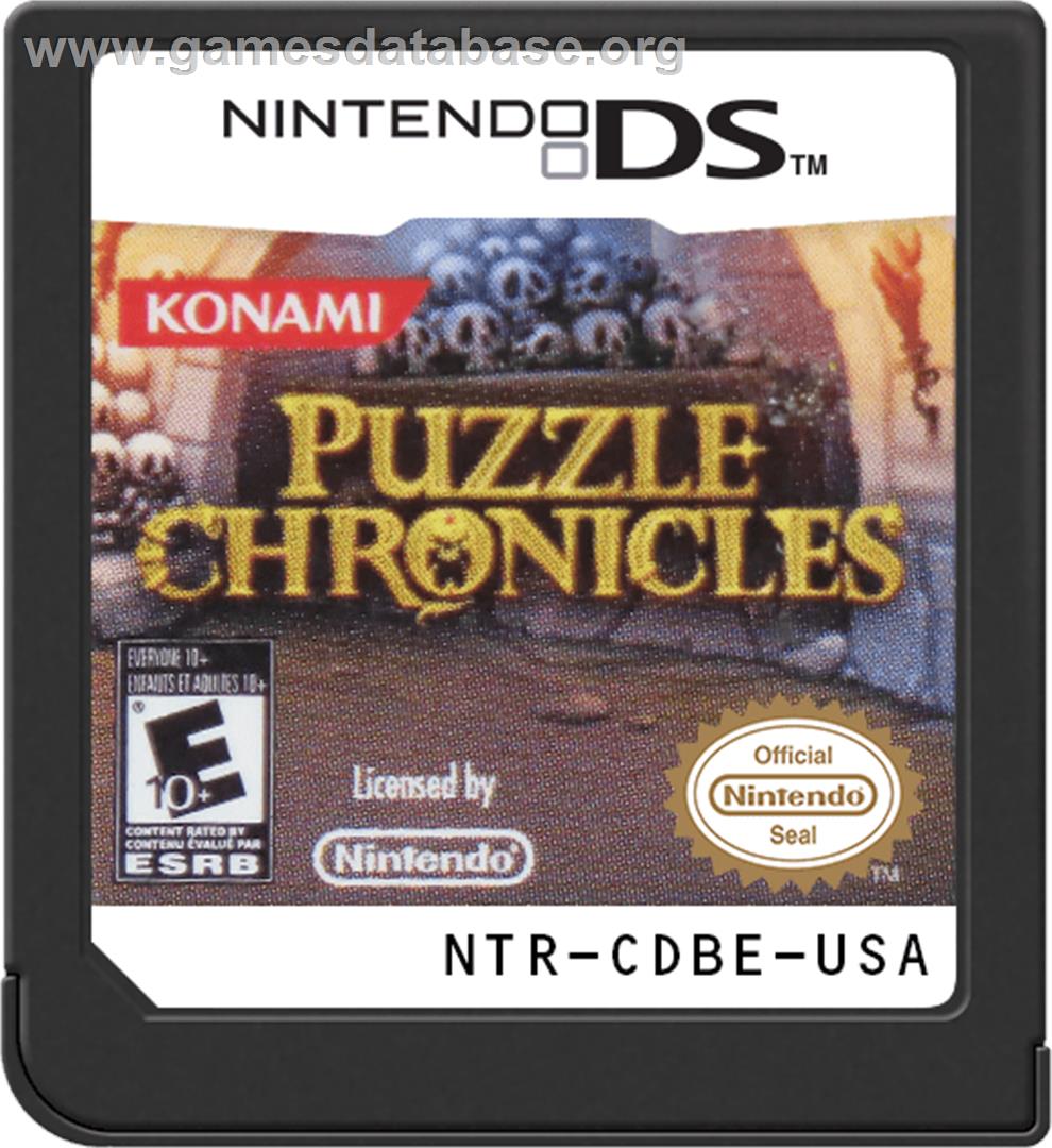 Puzzle Chronicles - Nintendo DS - Artwork - Cartridge