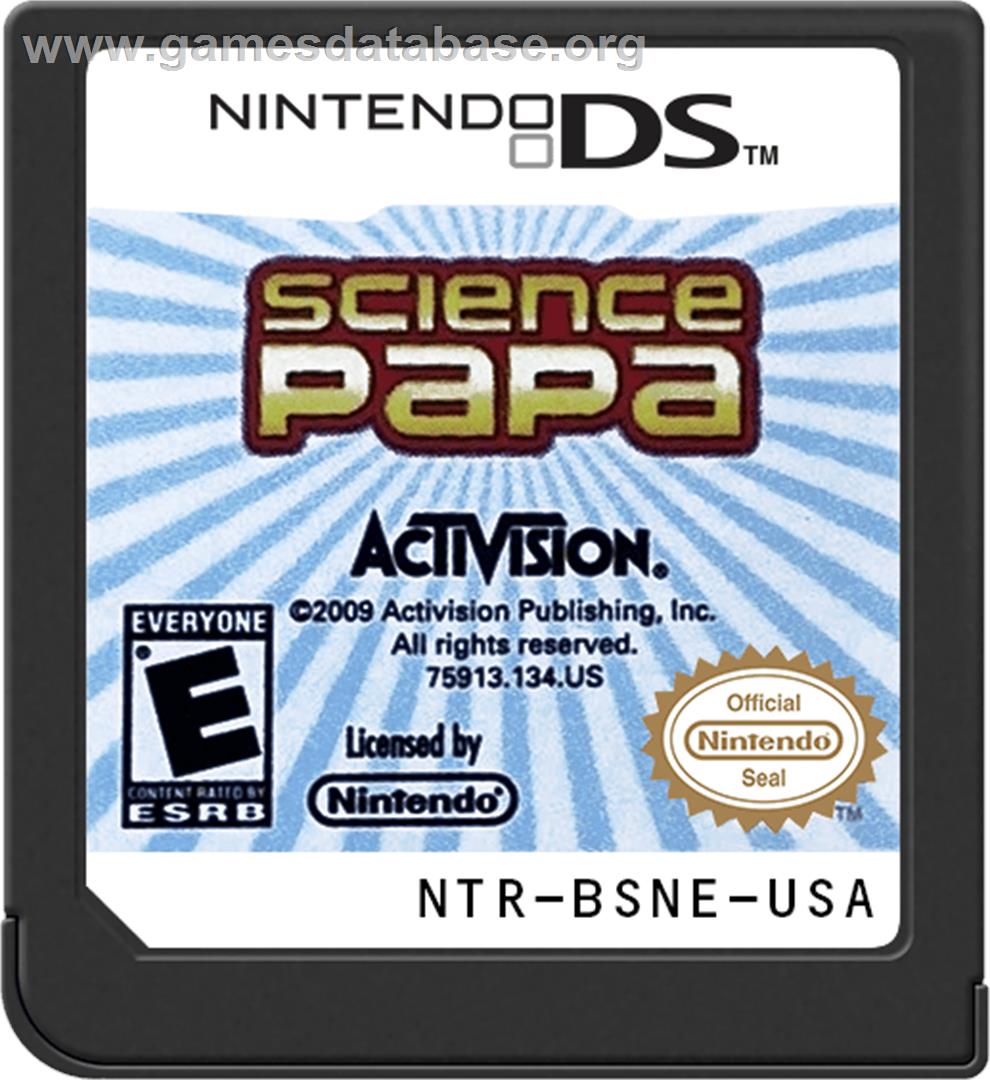 Science Papa - Nintendo DS - Artwork - Cartridge